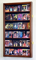Walnut Lockable Card Display Case D61756