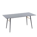 Black 70inch Ceramic Tile Dining Table P345348