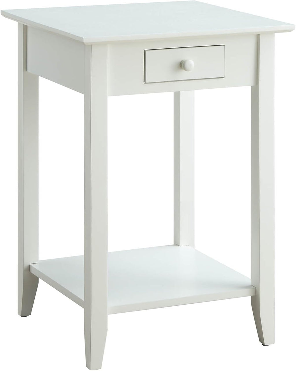Espresso End Table with Drawer and Shelf O128
