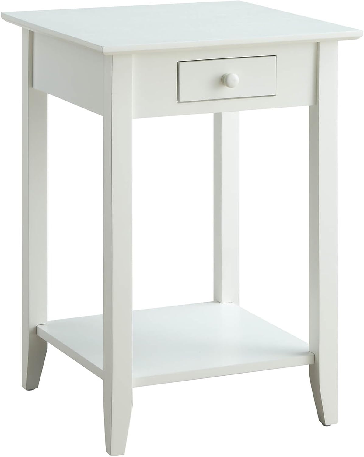 Espresso End Table with Drawer and Shelf O128
