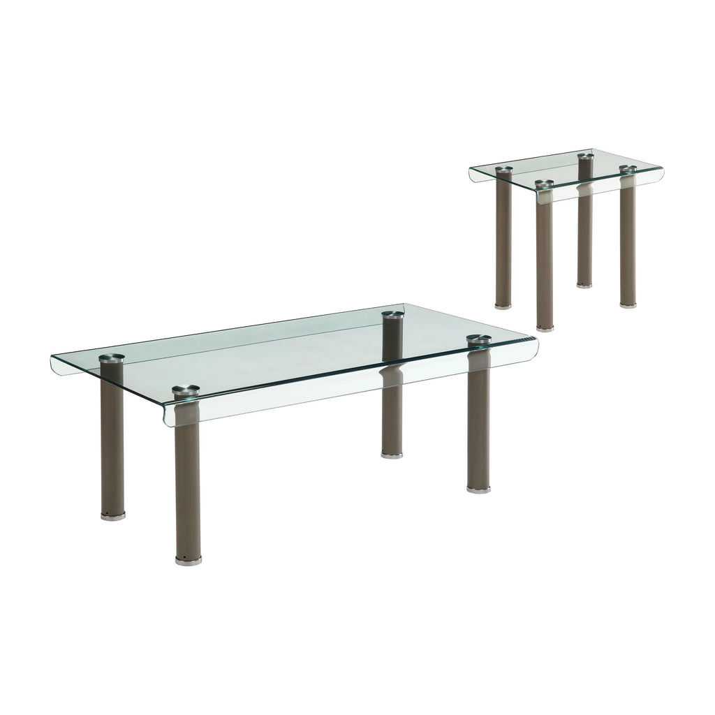 Contemporary 2-Piece Coffee Table Set K44640