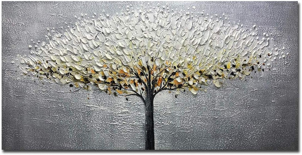 24x48 Inch Hand-Painted Oil Painting On Canvas Abstract Artwork N31642
