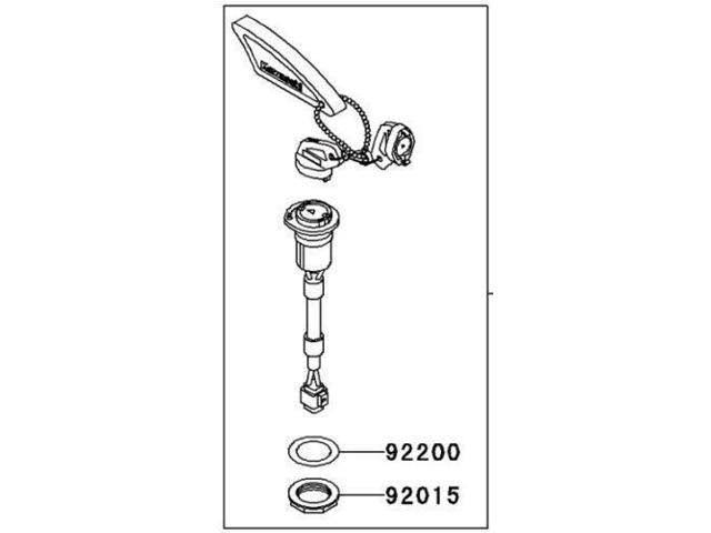 Jet Ski 1100 STX Ultra 130 D.I. Assembly Main Switch U391