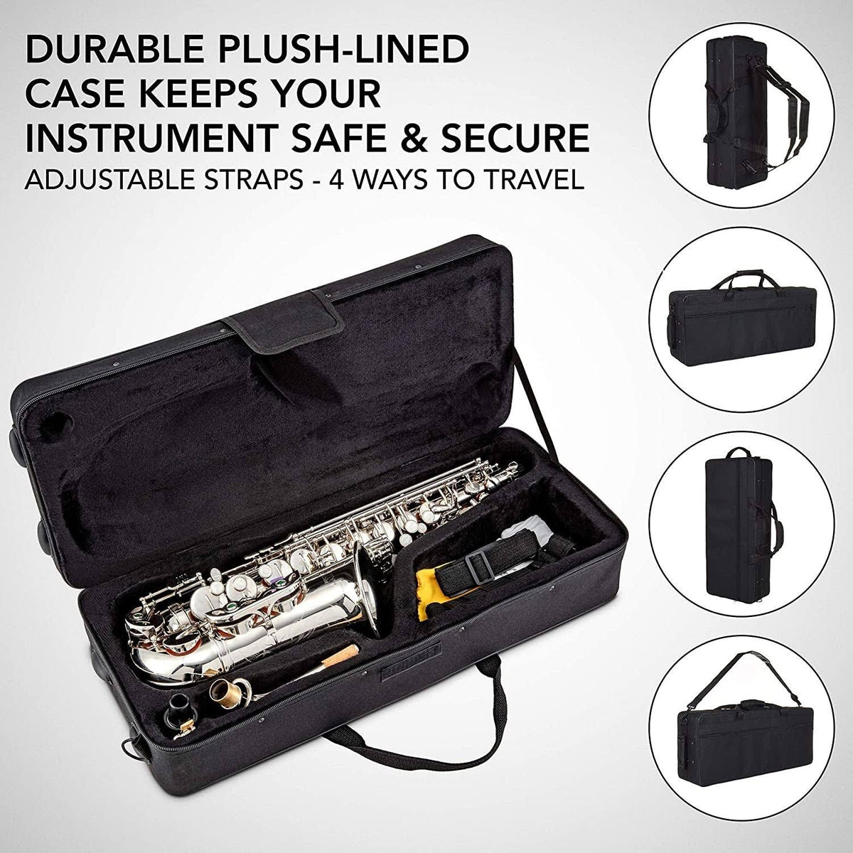 Nickel Alto Saxophone O65376