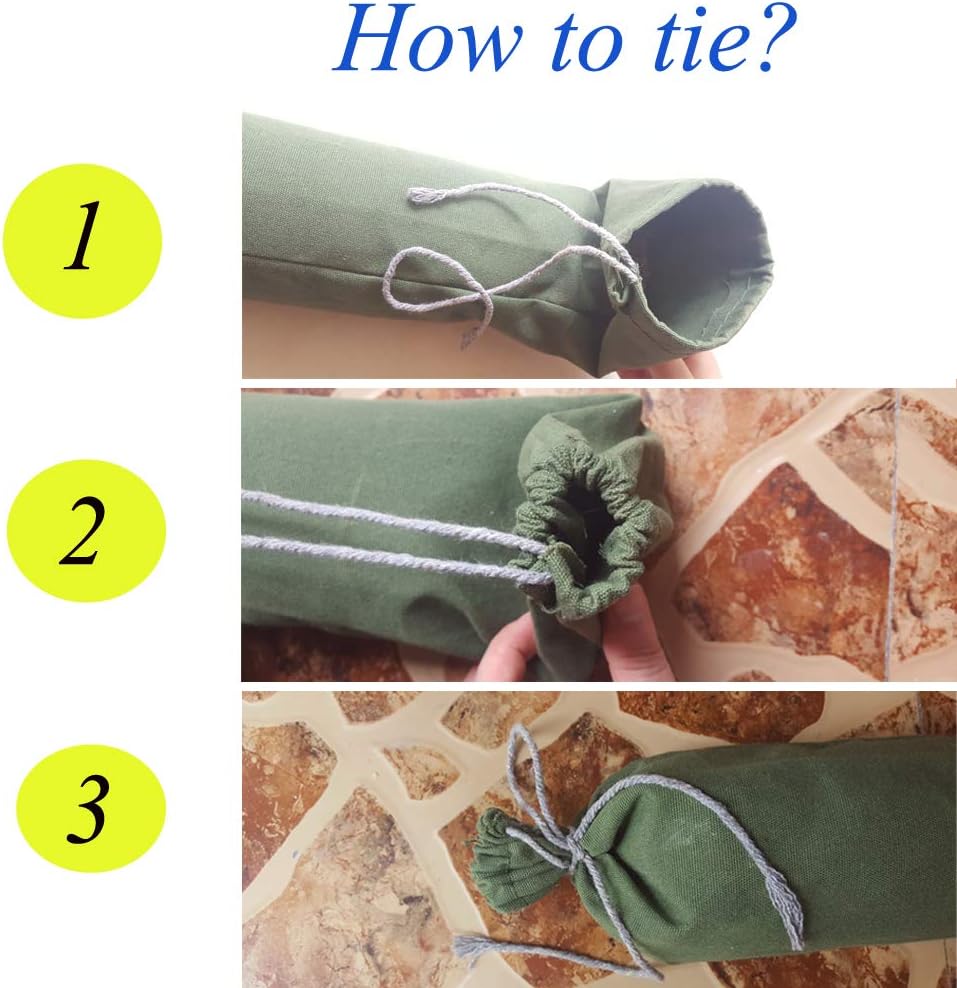 10 Pieces 4 Feet Canvas Sandbags L9014