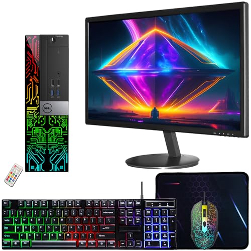 16GB DDR4 Ram 512GB M.2 NVMe SSD Desktop Computer with 24 inch Monitor S4301