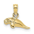 10K Yellow Gold Mini Manatee Charm X9792