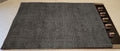 Black/Gray Faux Burlap Stove Top Cover S85280