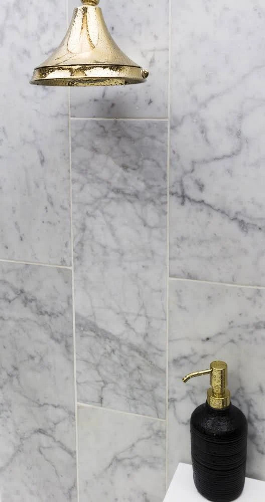Carrara 6x18 Honed Marble Tile L51064