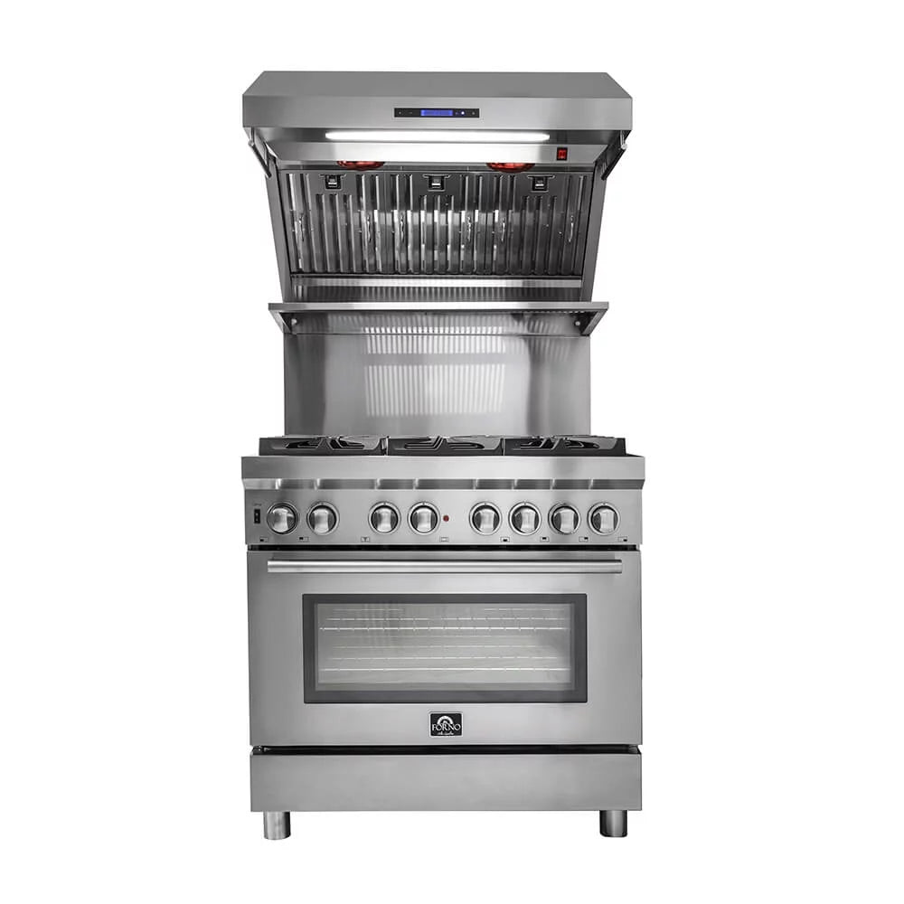 36 inch Stainless 1200 CFM Wall Mount Range Hood J1612