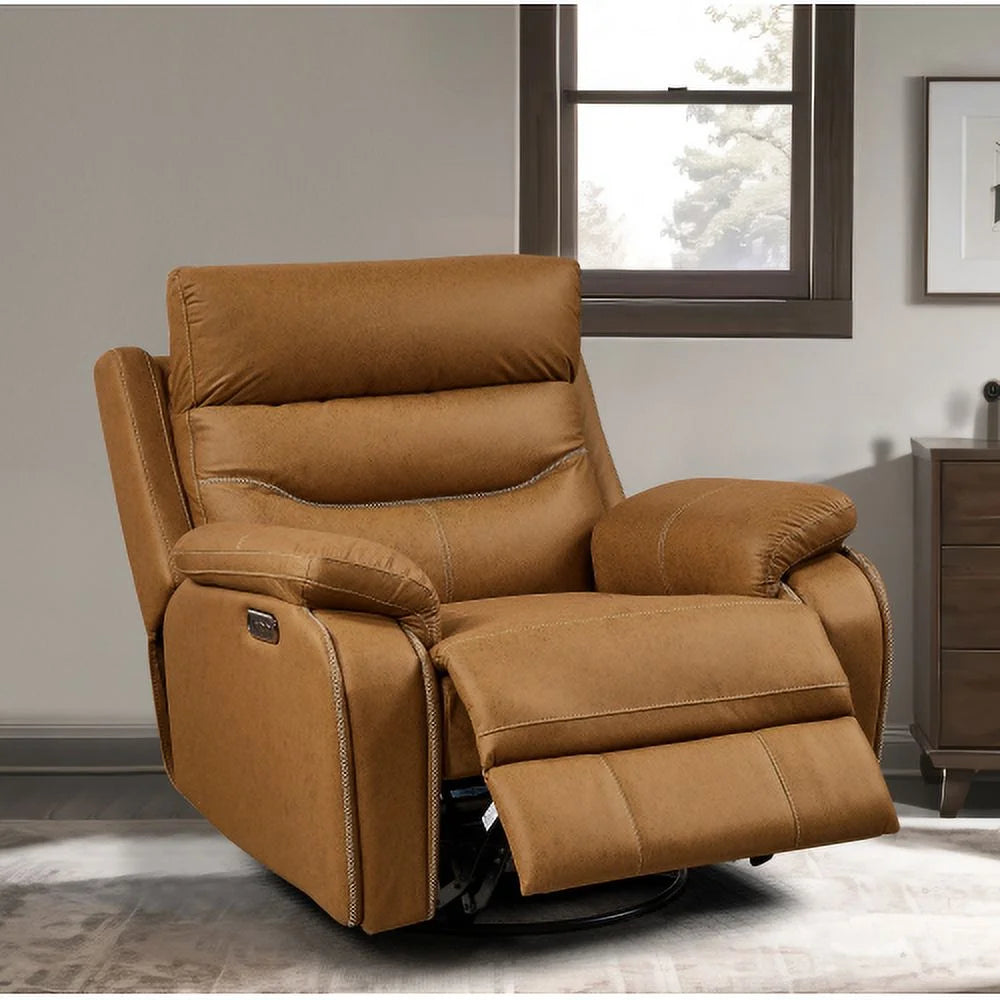 Rocking Swivel Recliner Chair with Power Function L44928