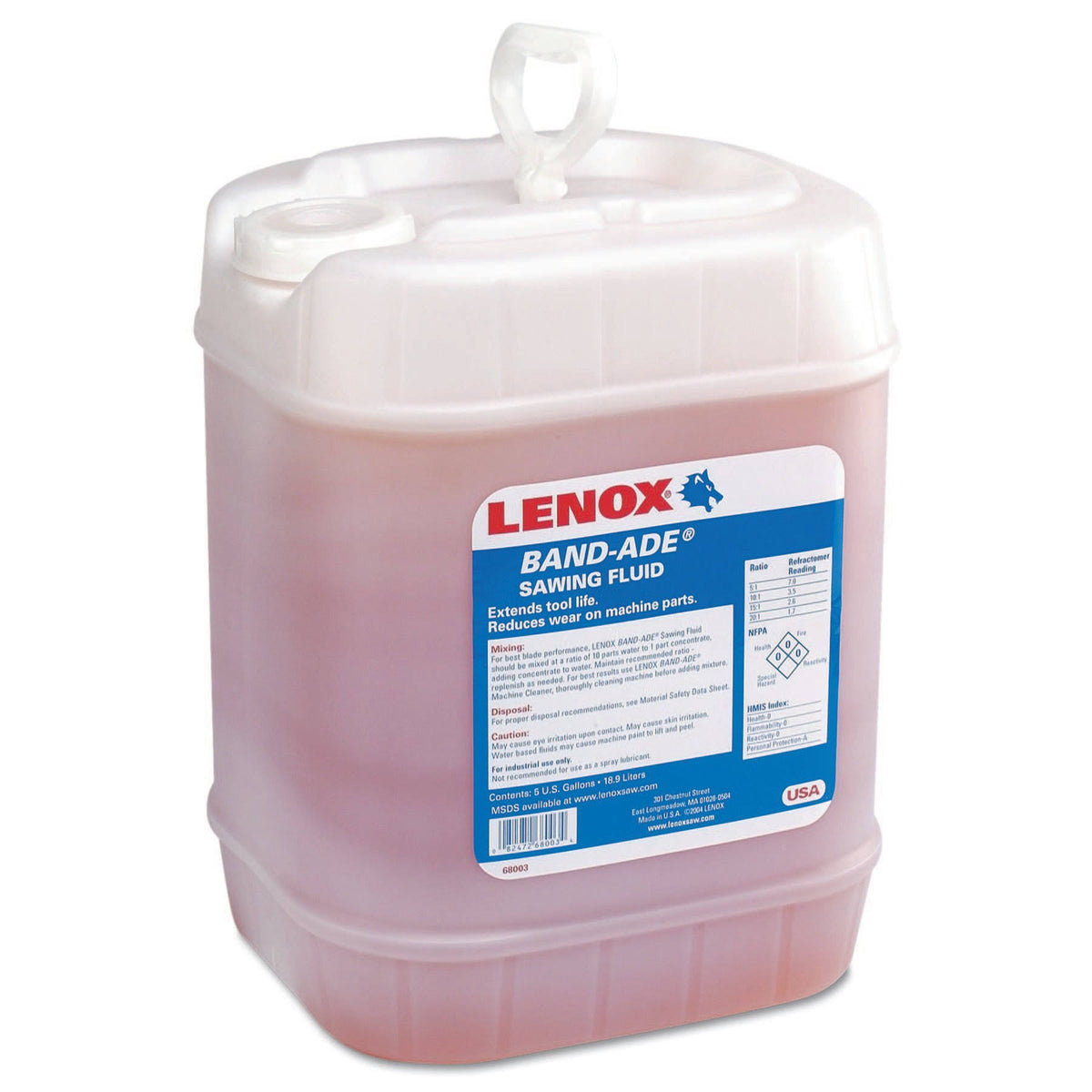Semi-Synthetic Sawing Fluid, 5 Gal Pail J7270