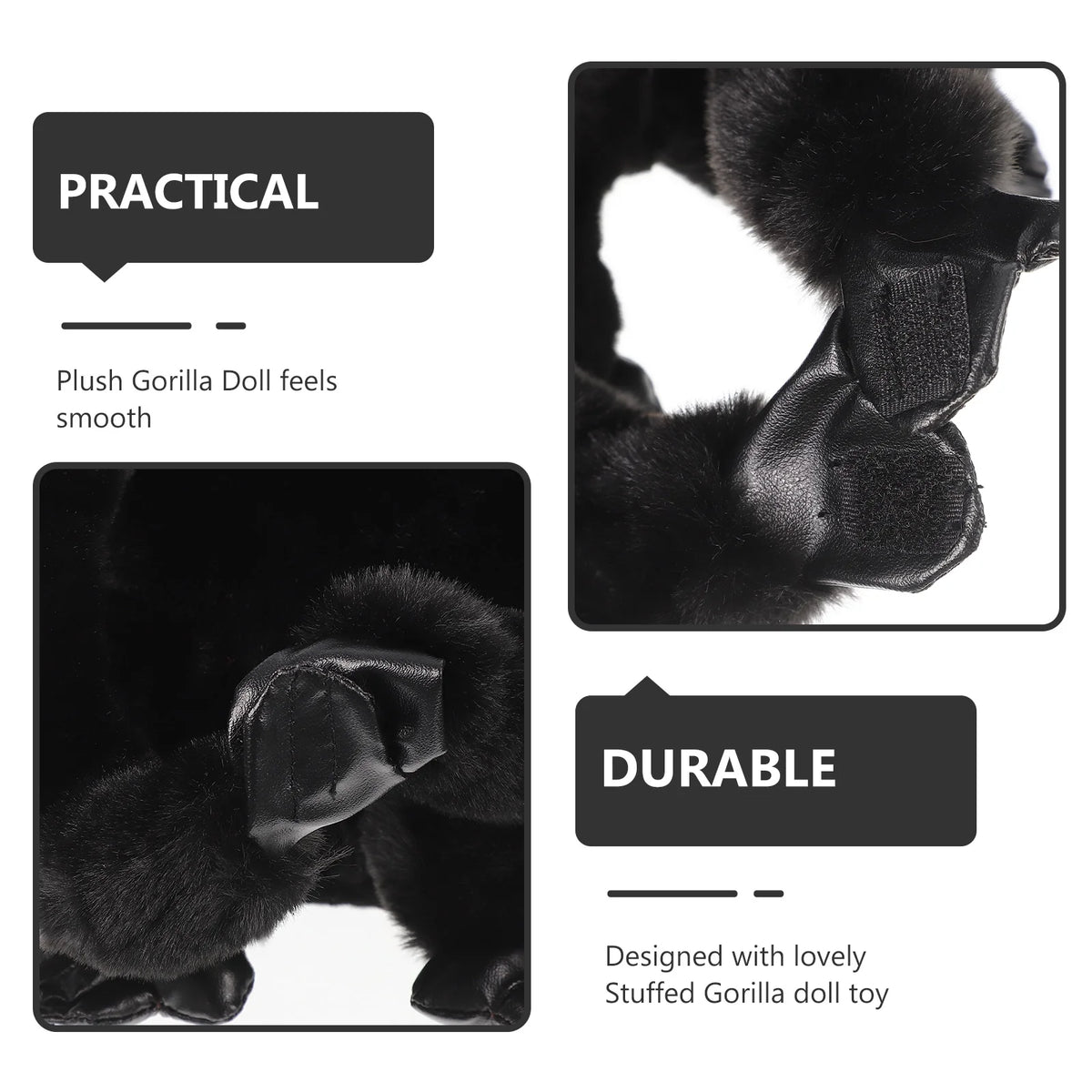 Large Plush Gorilla Stuffed Doll X456966