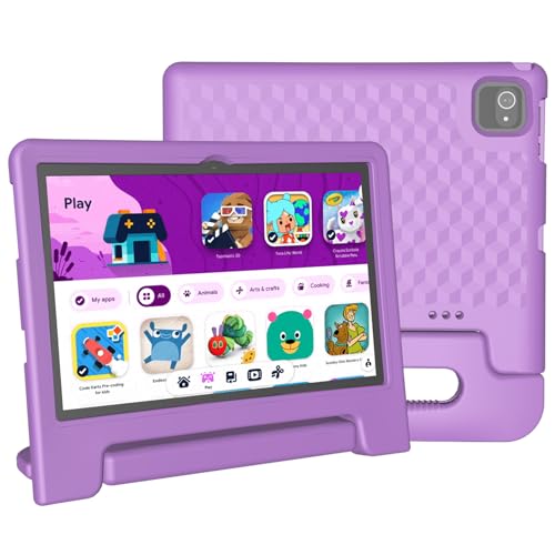 Green Kids Tablet 10 inch Android 13 4GB+64GB 1TB Expand HD Touchscreen WiFi Bluetooth Protective Case L807235