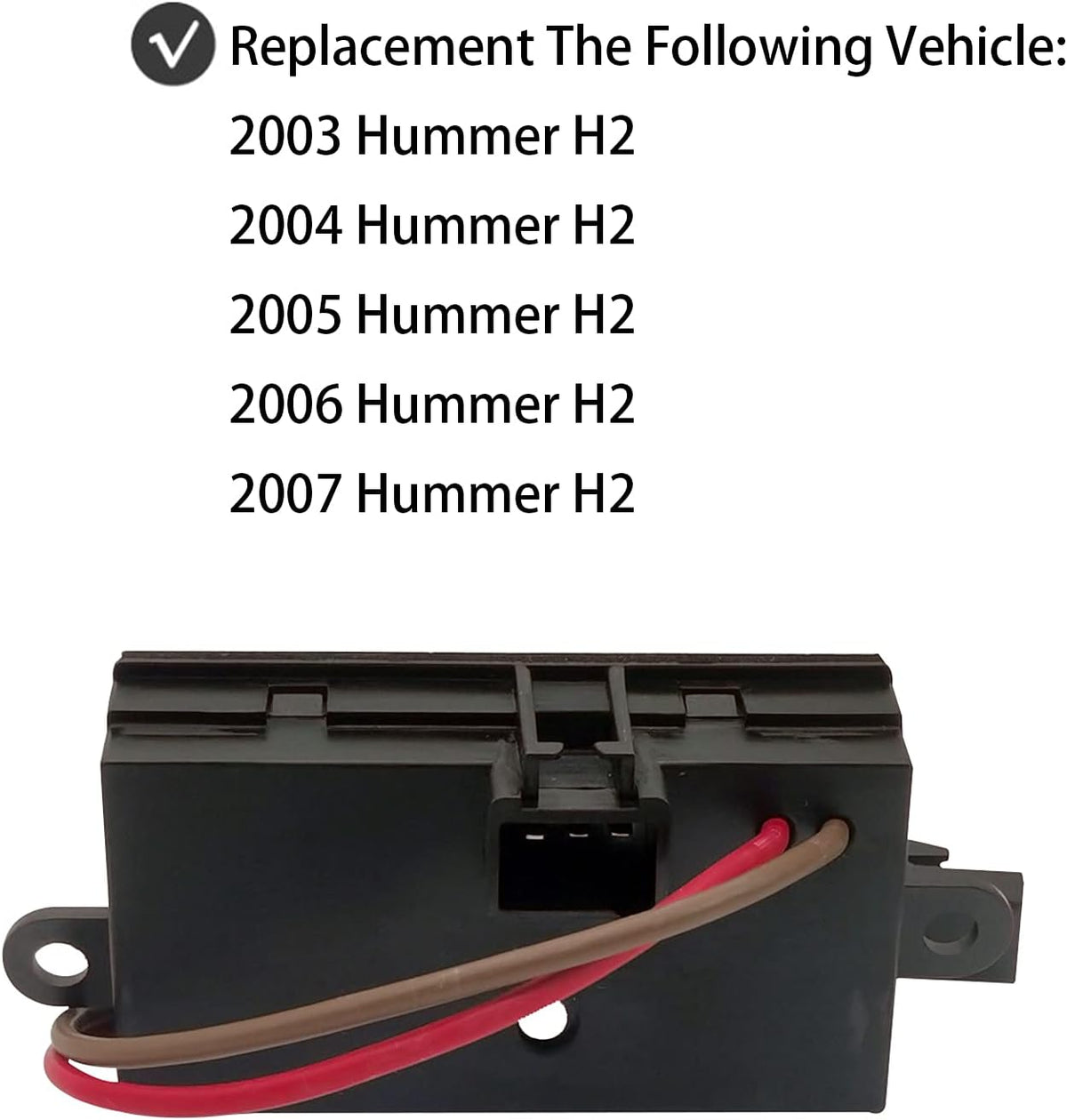 Blower Motor Resistor Heater Blower Motor Fan I109