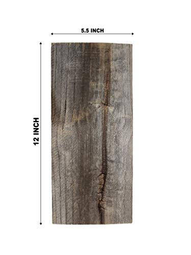 Rustic Weathered Reclaimed Wood Planks (6 planks - 24" long) V7625