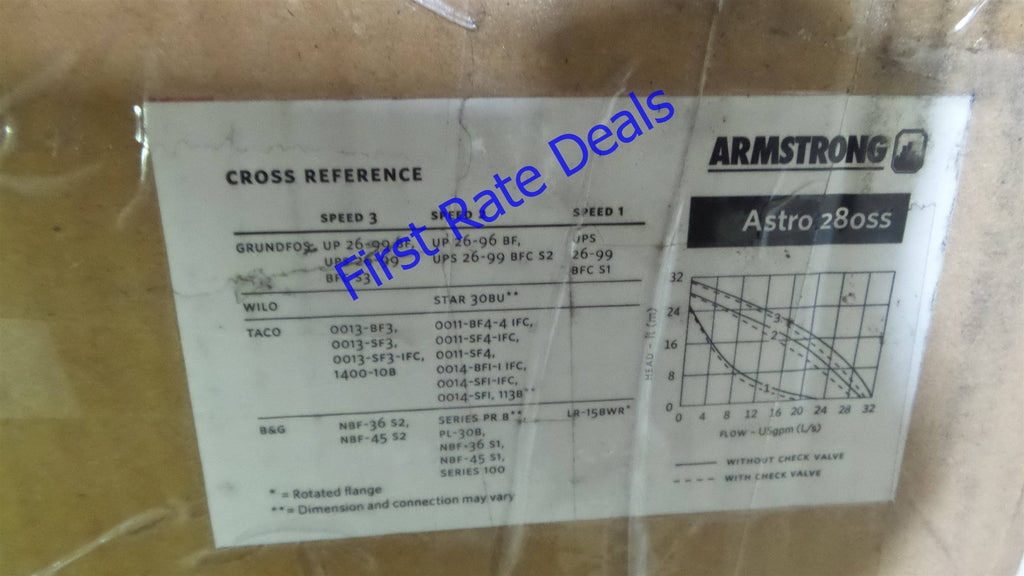 Astro 280SS Circulator Pump, Open, 115V, 5/16 HP R15931
