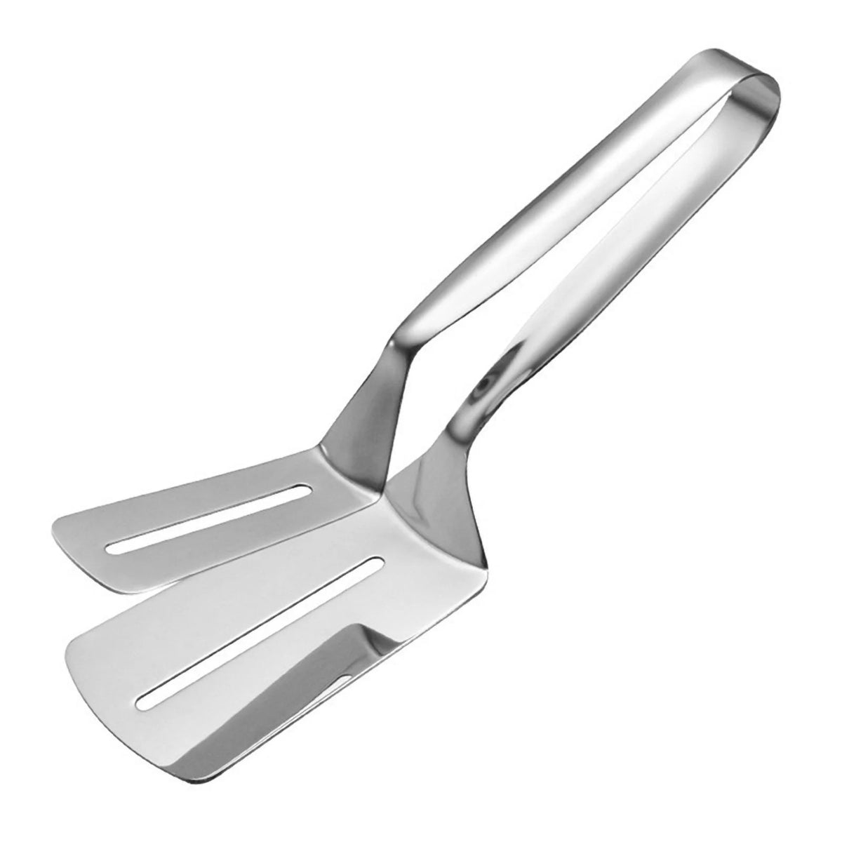 Stainless Steel Double-Sided Shovel Clip Kitchen Tongs V7785
