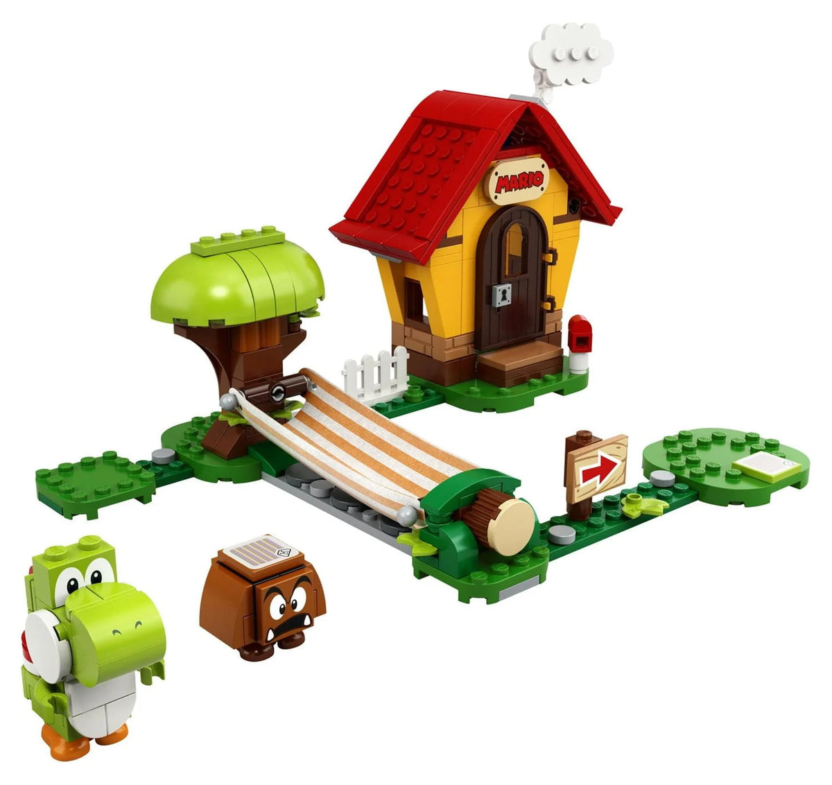 Mario's House & Yoshi Expansion Set Building Toy (205 Pieces) P296