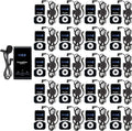 Wireless Tour Guide Transmitter System with 20 Receivers F752