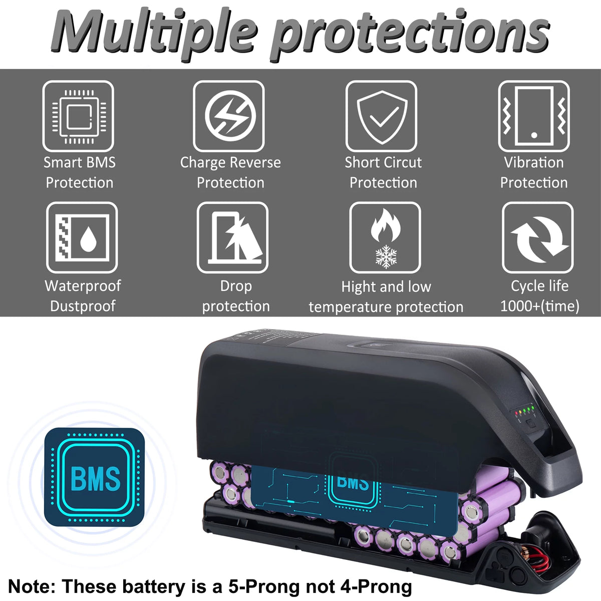 48V 10Ah Lithium Ebike Battery with Charger M249966