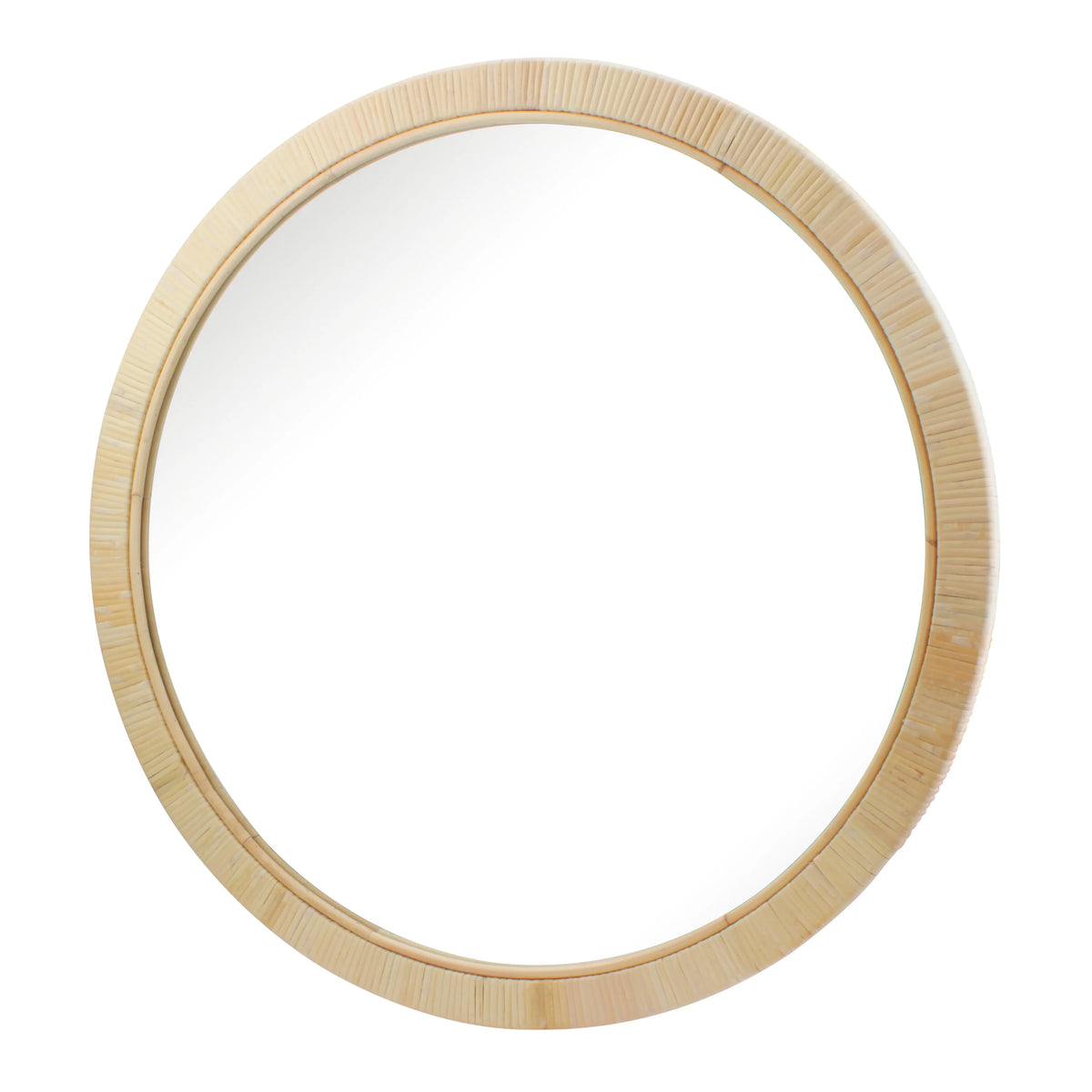 Rattan Round Wall Mirror R591506