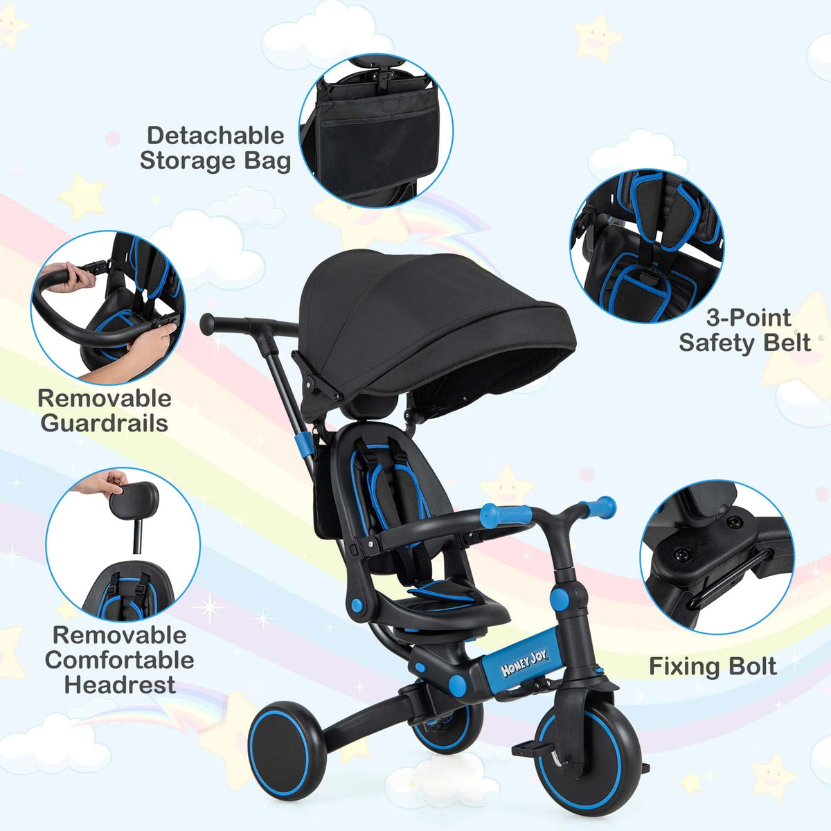 Folding Tricycle for Toddlers U865346