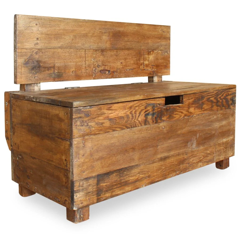Solid Reclaimed Wood Bench M353