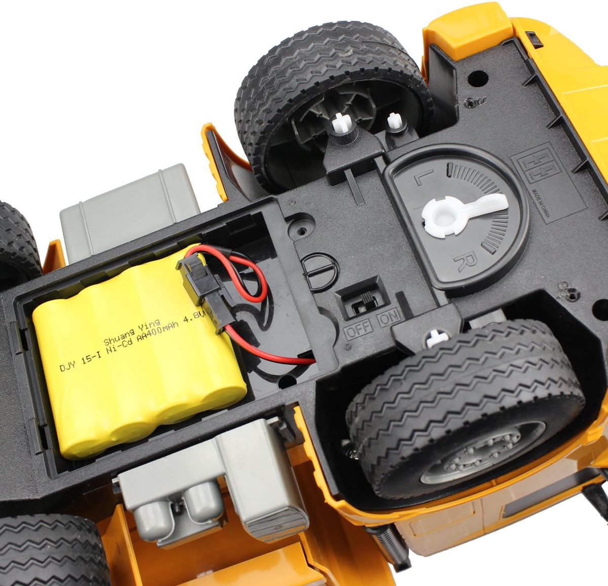 1/20 Scale 6 Channel RC Dump Truck Construction Vehicle Toy with LED Lights E166321
