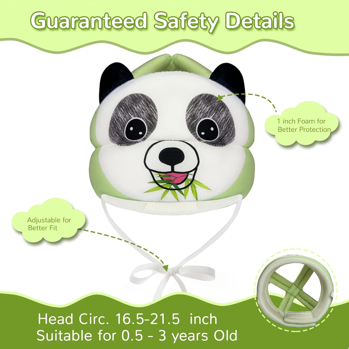 Panda Baby Safety Helmet Q70345