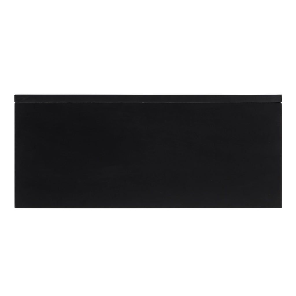 Contemporary Electric Fireplace - Black U6728