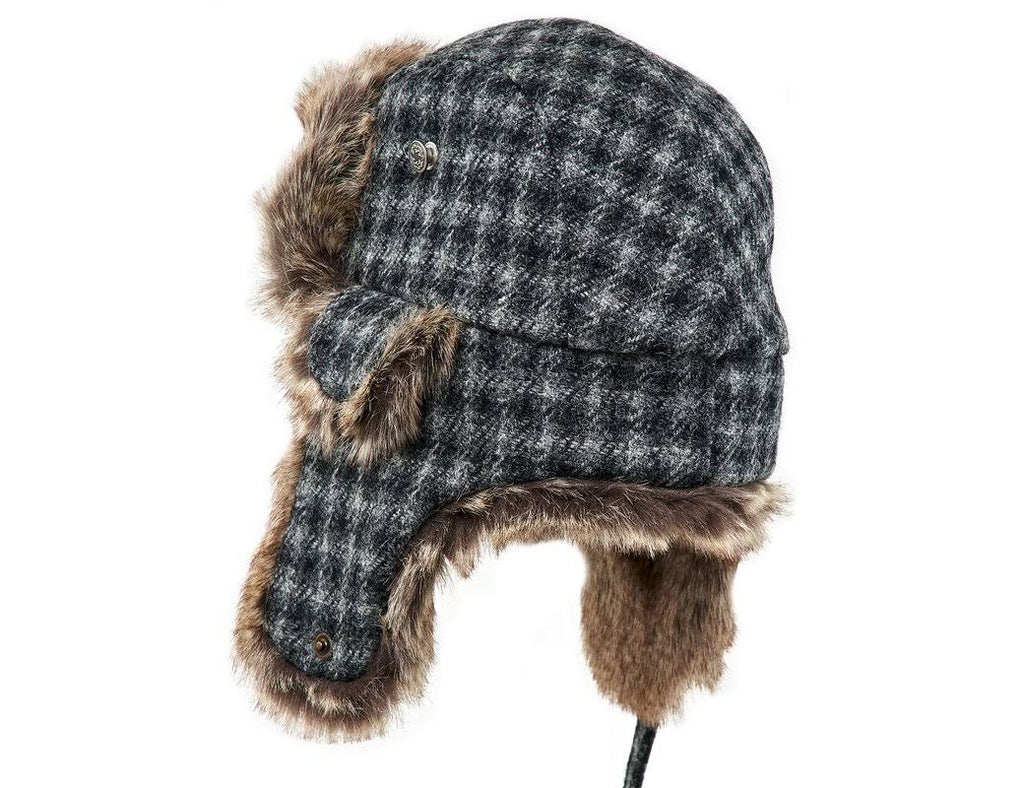Gray Houndstooth Cap G2748