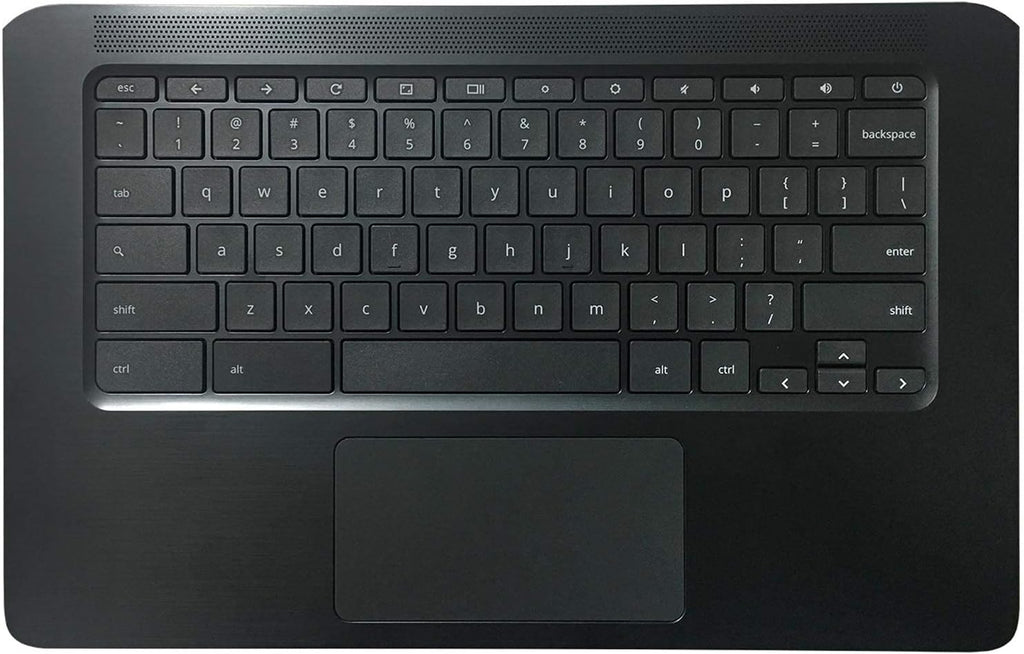 Black Palmrest Upper Case with Keyboard and Touchpad Assembly R41814
