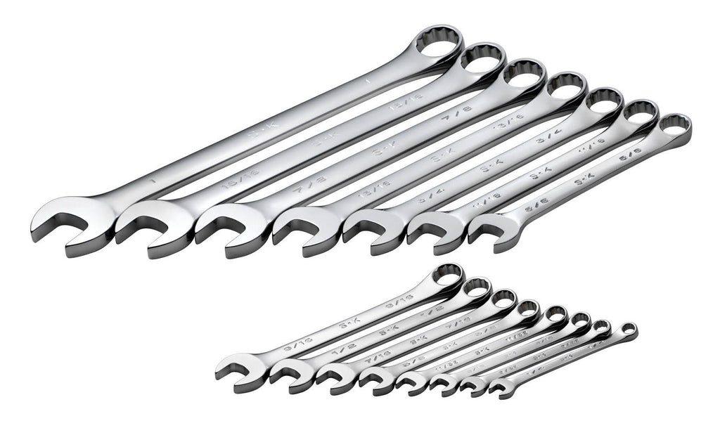 15 Piece Fractional Combination Wrench Set C7146