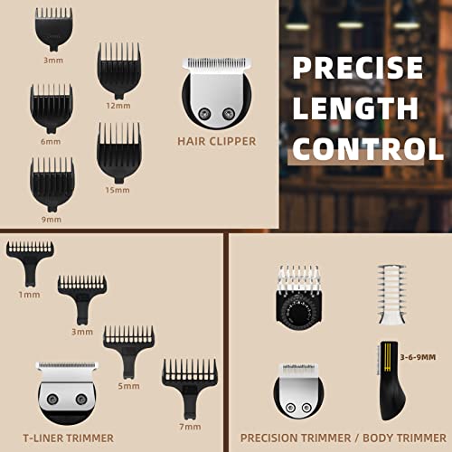 Cordless Beard Trimmer and Hair Clipper Grooming Kit O9102