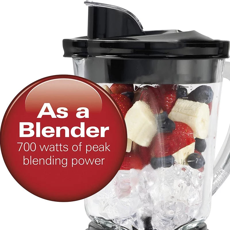 Countertop Blender with 40oz Glass Jar and Vegetable Chopper J40342