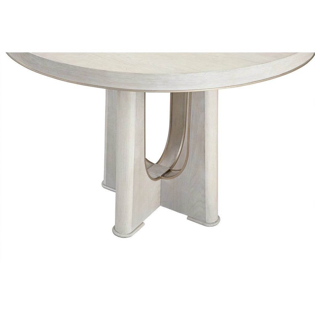 Washed Blond Oak Wood Dining Table R84742