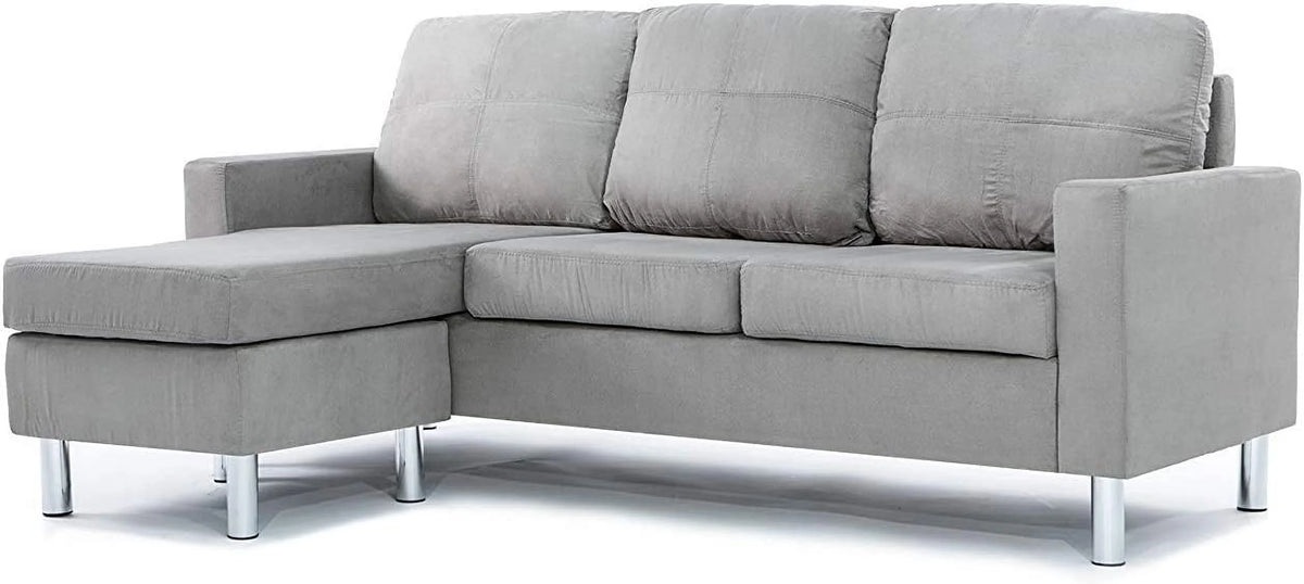 Modern Sectional Sofa Gray B154517