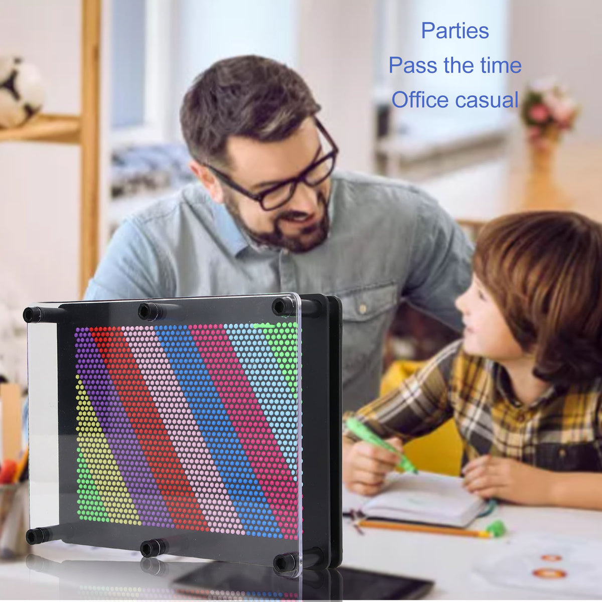 3d Pin Art Toy with Black border N4956