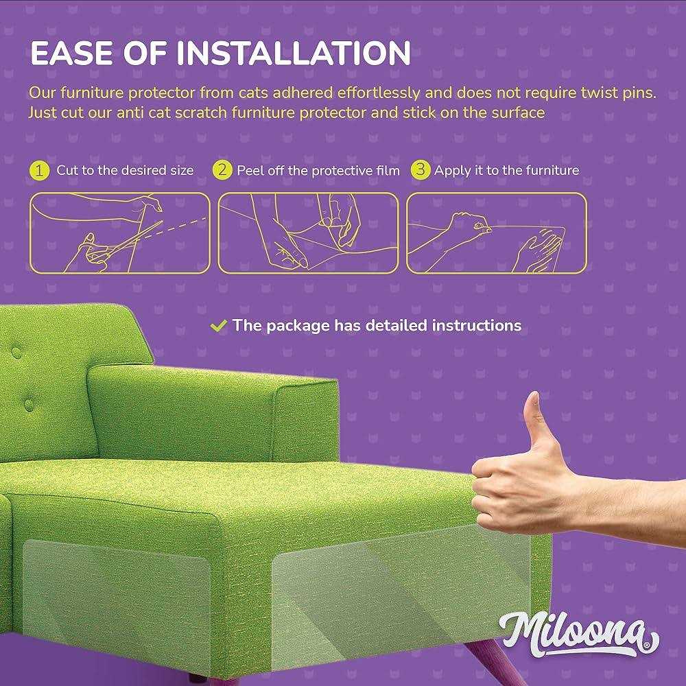 Anti Cat Scratch Furniture Protector 4 Sheets P424066