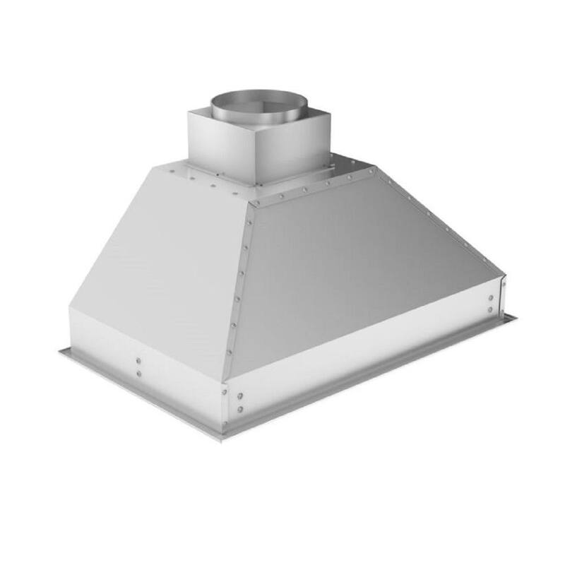 34 in. 700 CFM Ducted Range Hood Insert with Remote Blower in Stainless Steel Y736
