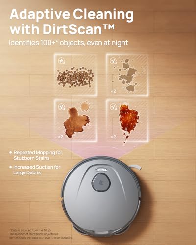 Robot Vacuum and Mop Combo with Extendable Pad K408476