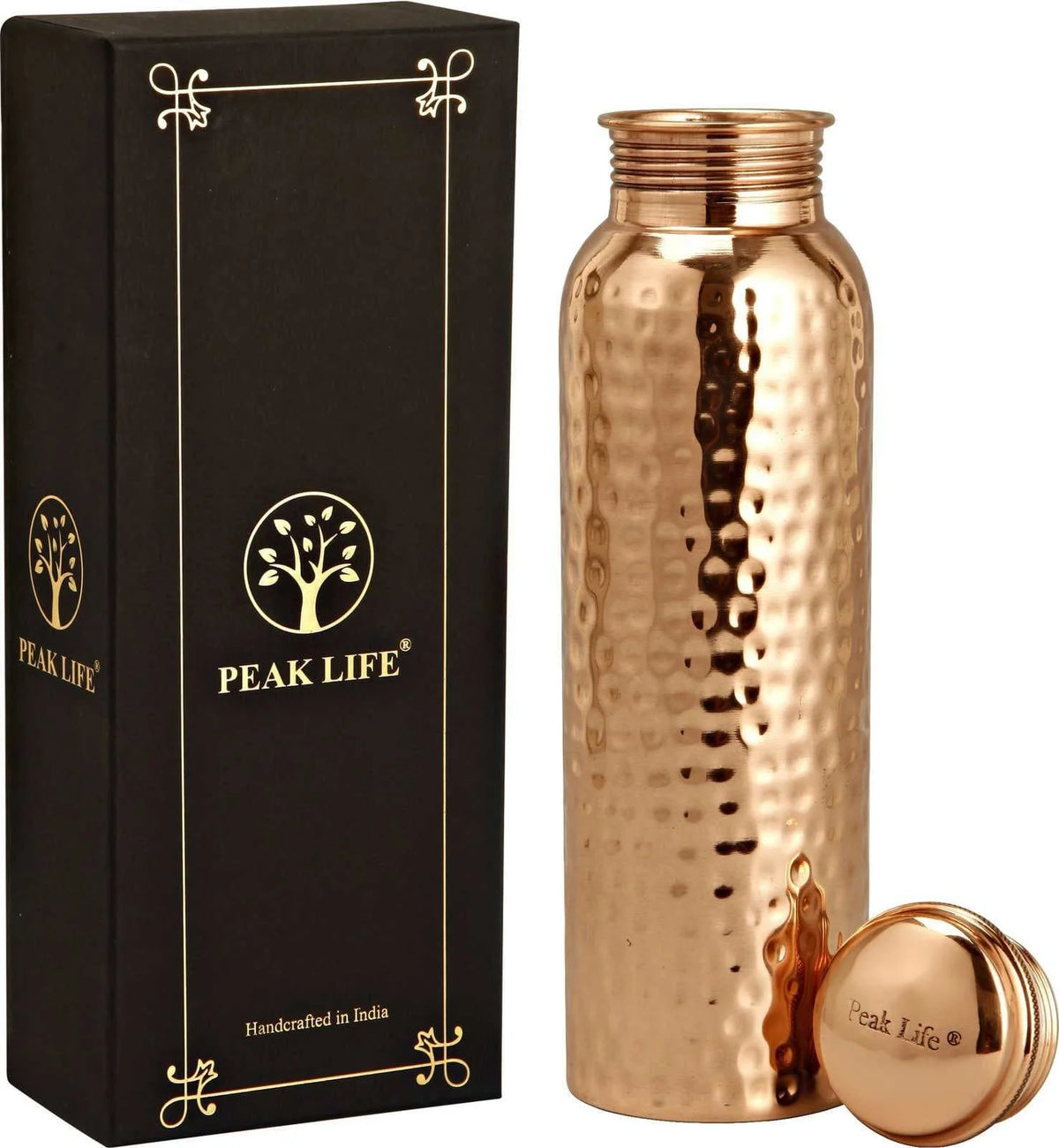 Hammered Copper Water Bottle R46671