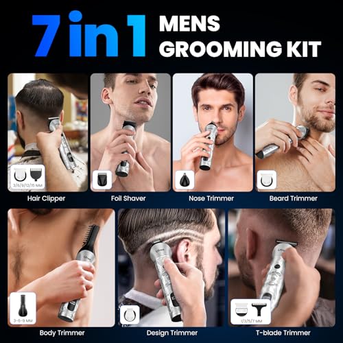 Cordless Beard Trimmer and Hair Clipper Grooming Kit O9102