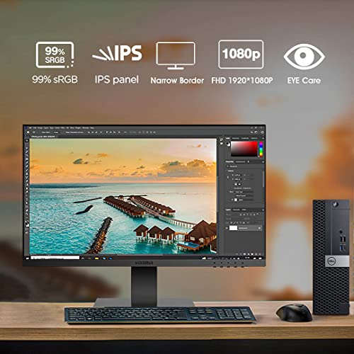 16GB DDR4 Ram 512GB M.2 NVMe SSD Desktop Computer with 24 inch Monitor S4301