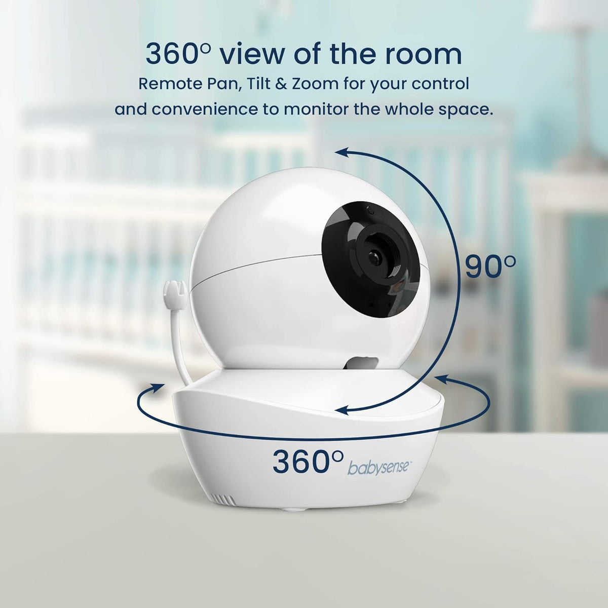 5 HD Split-Screen Baby Monitor with 2 Cameras Z47025