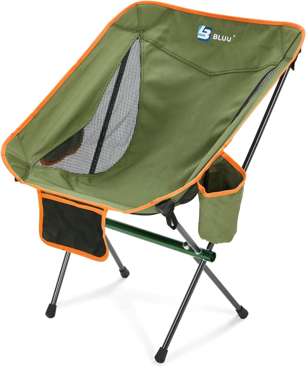Green Ultralight Foldable Camping Chair B32190