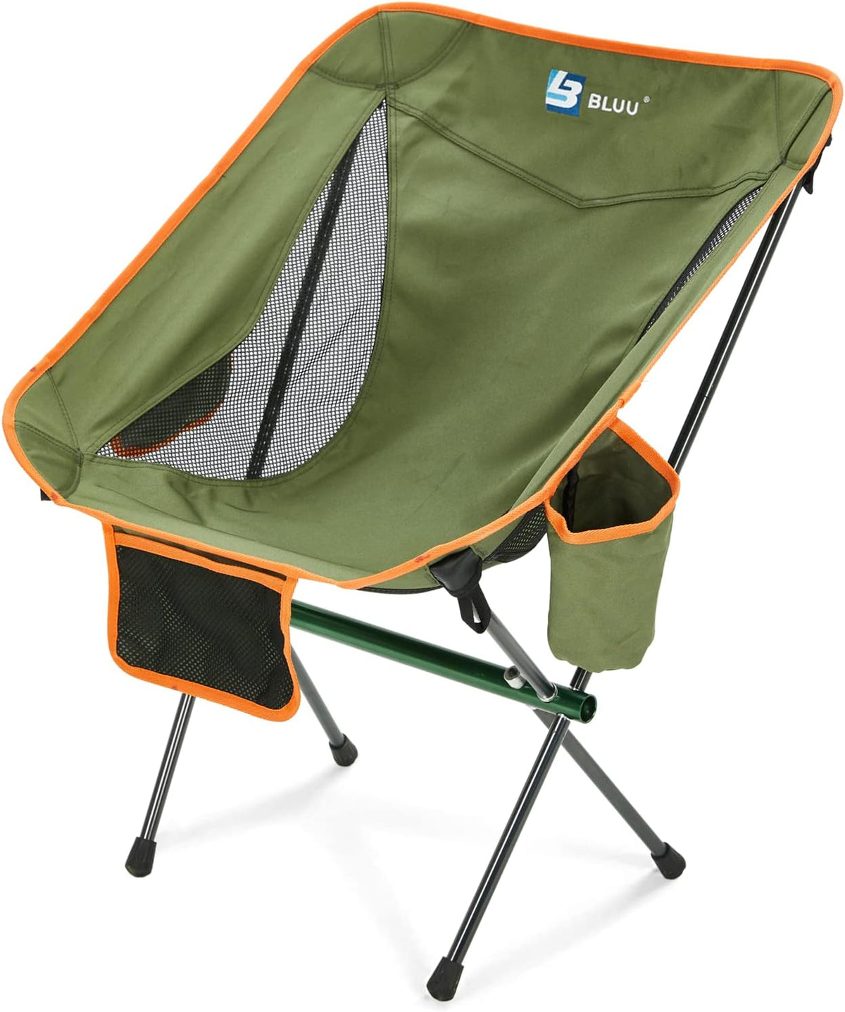 Green Ultralight Foldable Camping Chair B32190