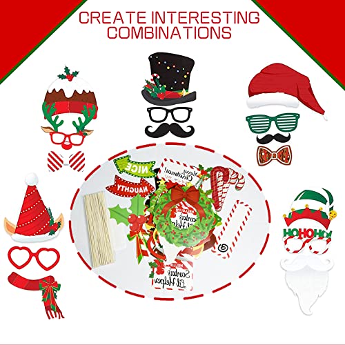 Christmas Photo Booth Props Set of 32 O420210