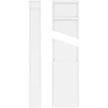 Smooth PVC Pilaster with Decorative Capital & Base (Pair) M6275